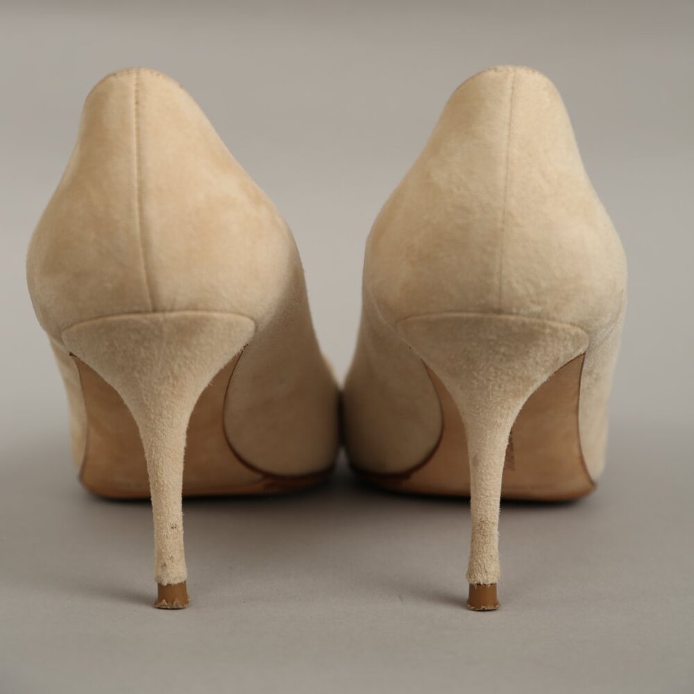 Rare MANOLO BLAHNIK Suede Heels - Picture 10 of 10